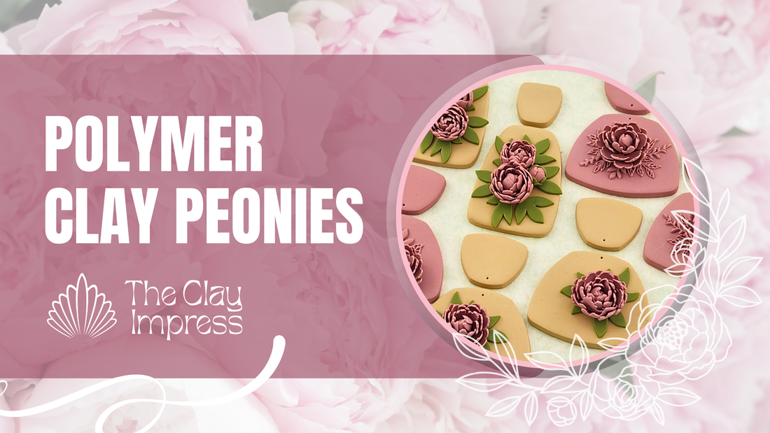 How to Make Polymer Clay Peonies | Step-by-Step Tutorial with Video