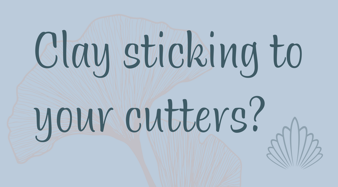 How to keep clay from sticking to polymer clay cutters