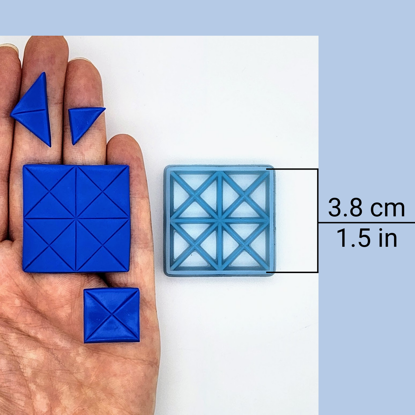 16 Parts Cutter for Polymer Clay Color Recipes