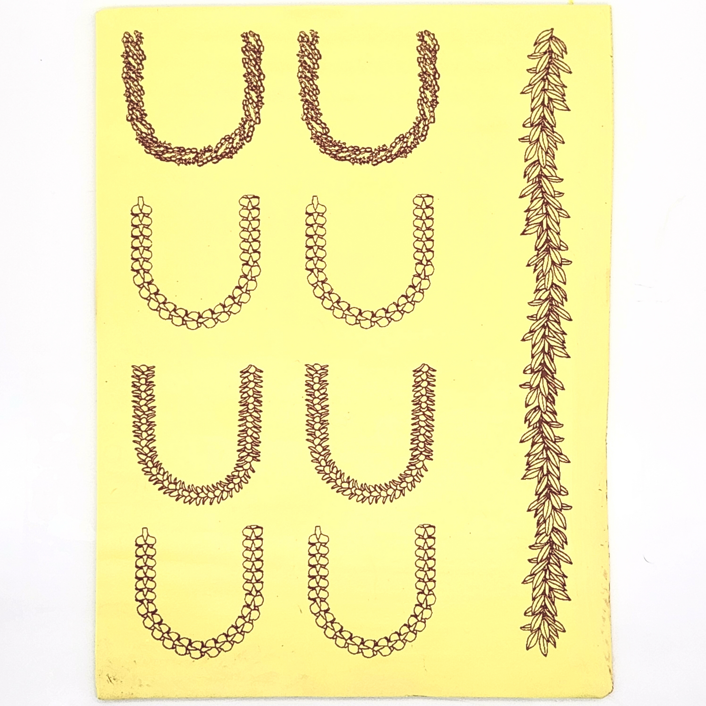 Hawaiian Leis Silk Screen