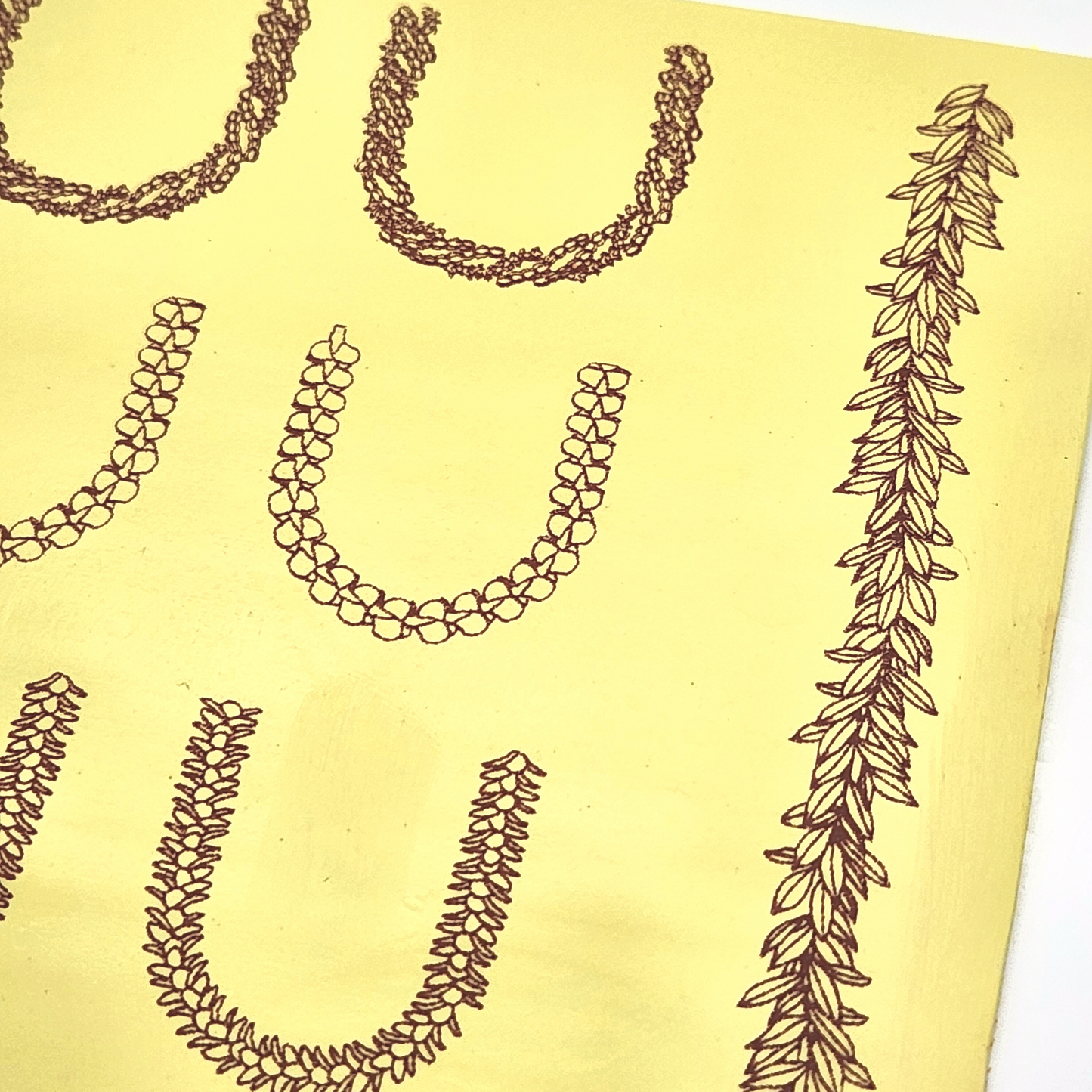 Hawaiian Leis Silk Screen