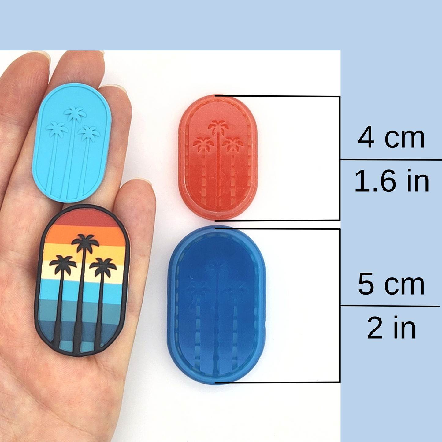 Three Palms Boho Amulet