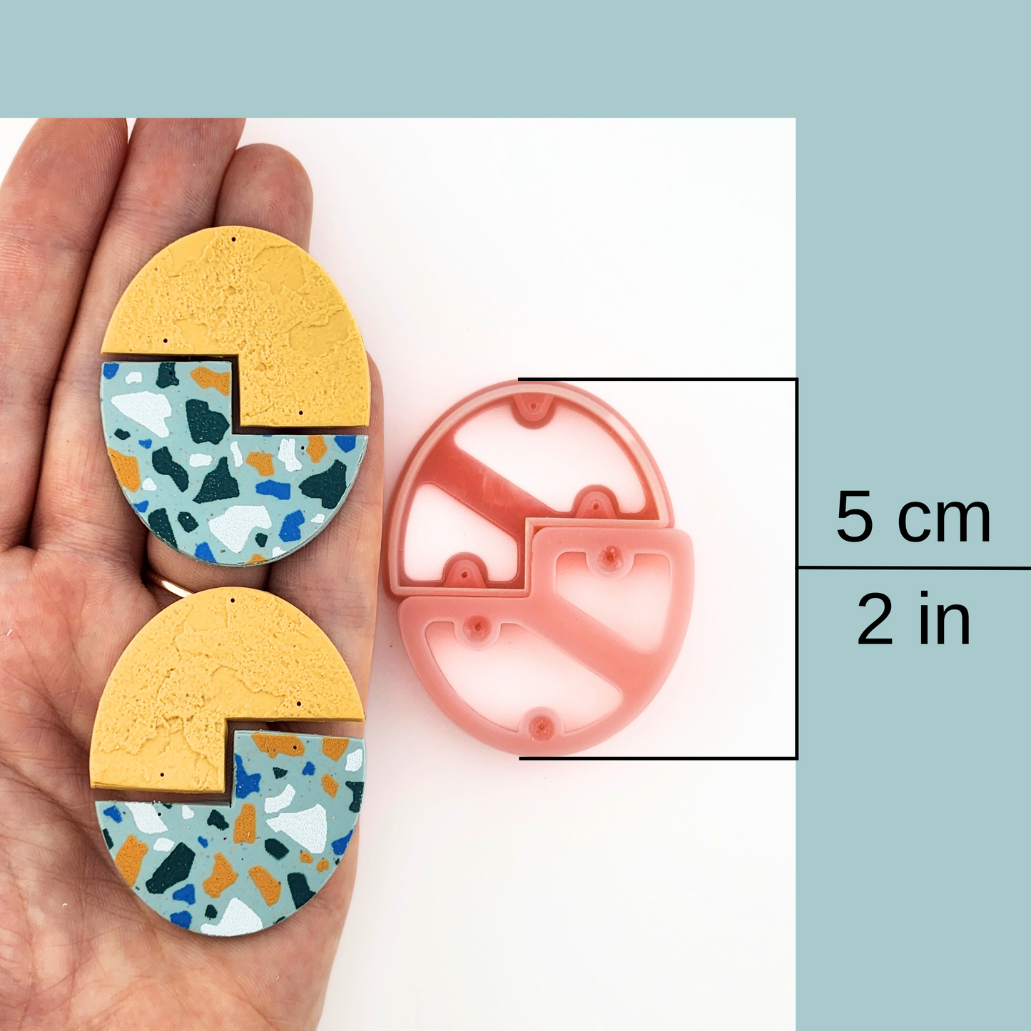 Jenny Duet Cutters - Mirrored Polymer Clay Cutter Set
