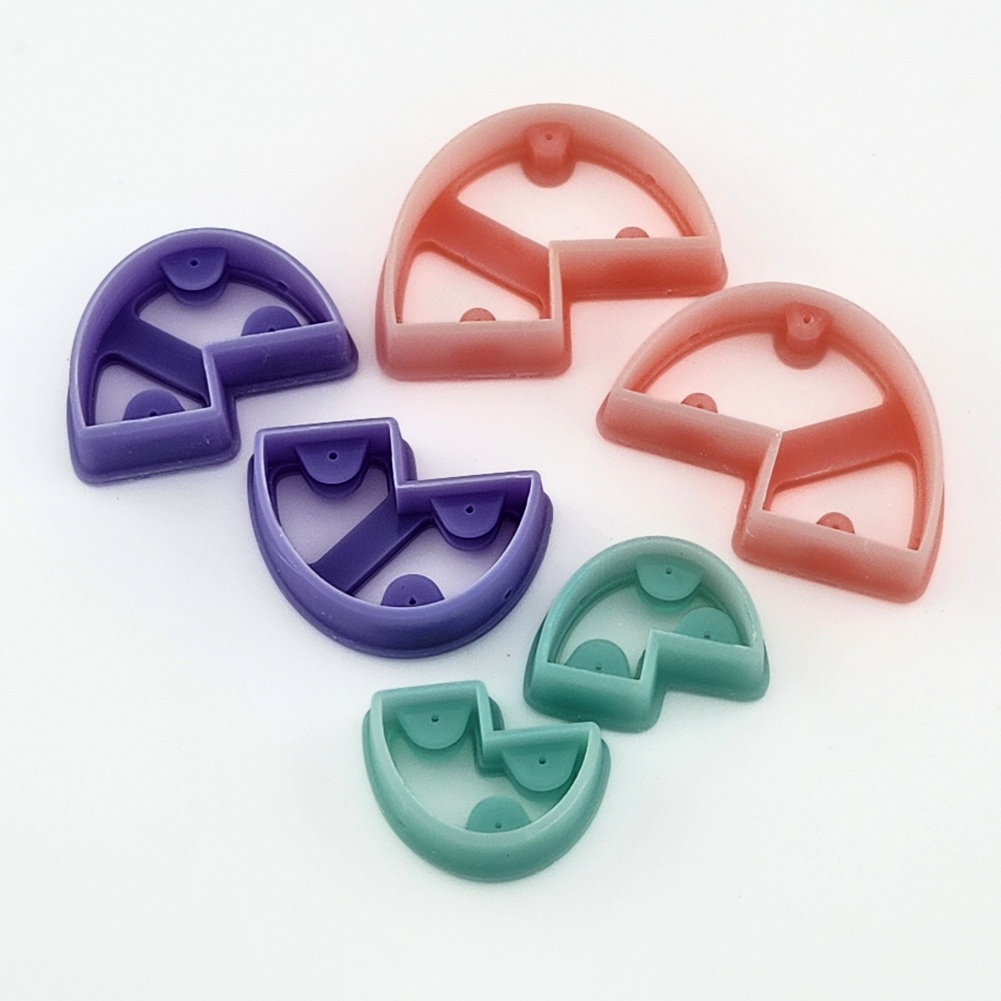 Jenny Duet Cutters - Mirrored Polymer Clay Cutter Set