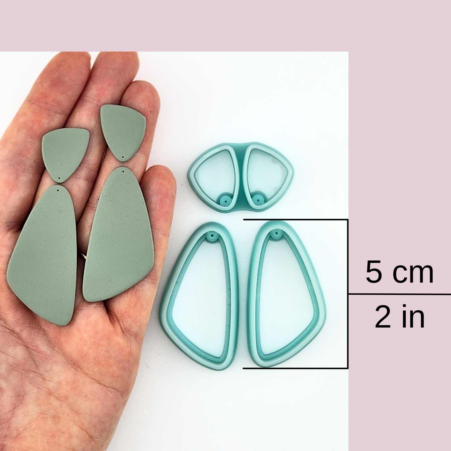 Josie Mirrored Polymer Clay Cutter Set