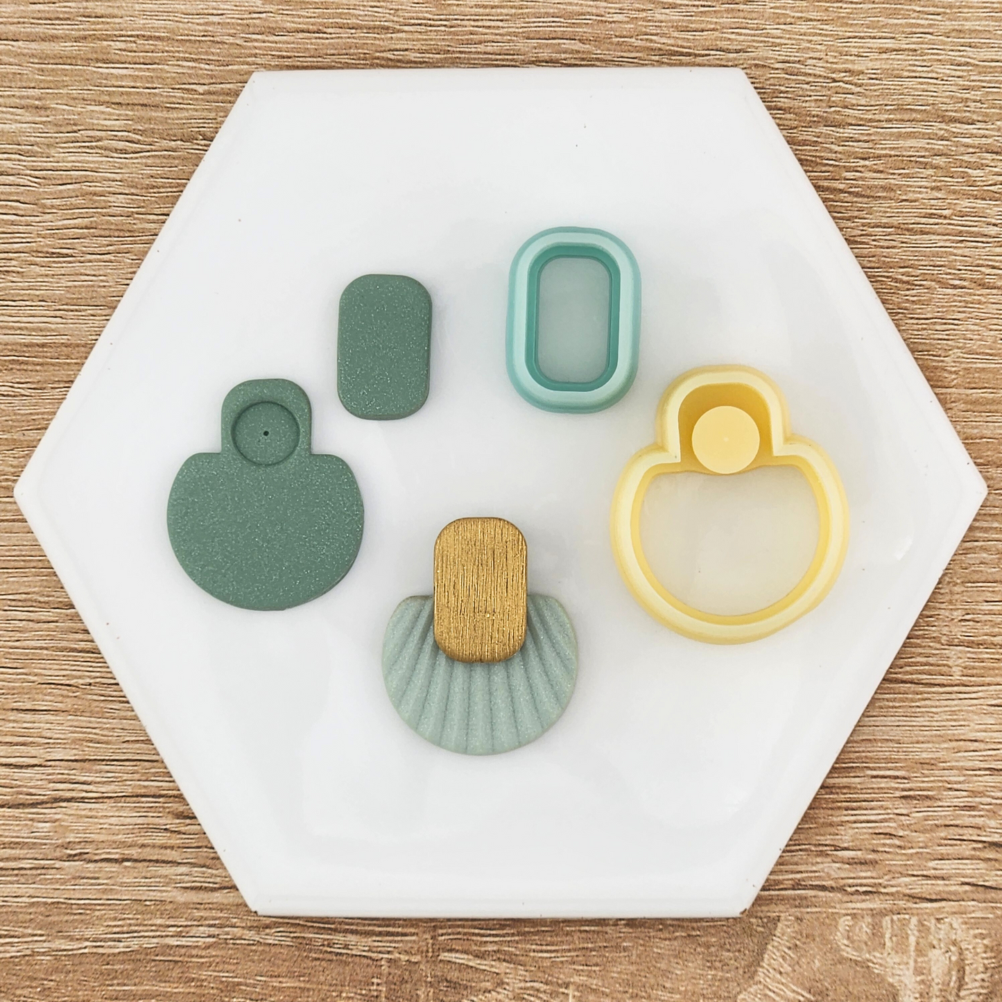 Annie Layered Stud Polymer Clay Cutter Set