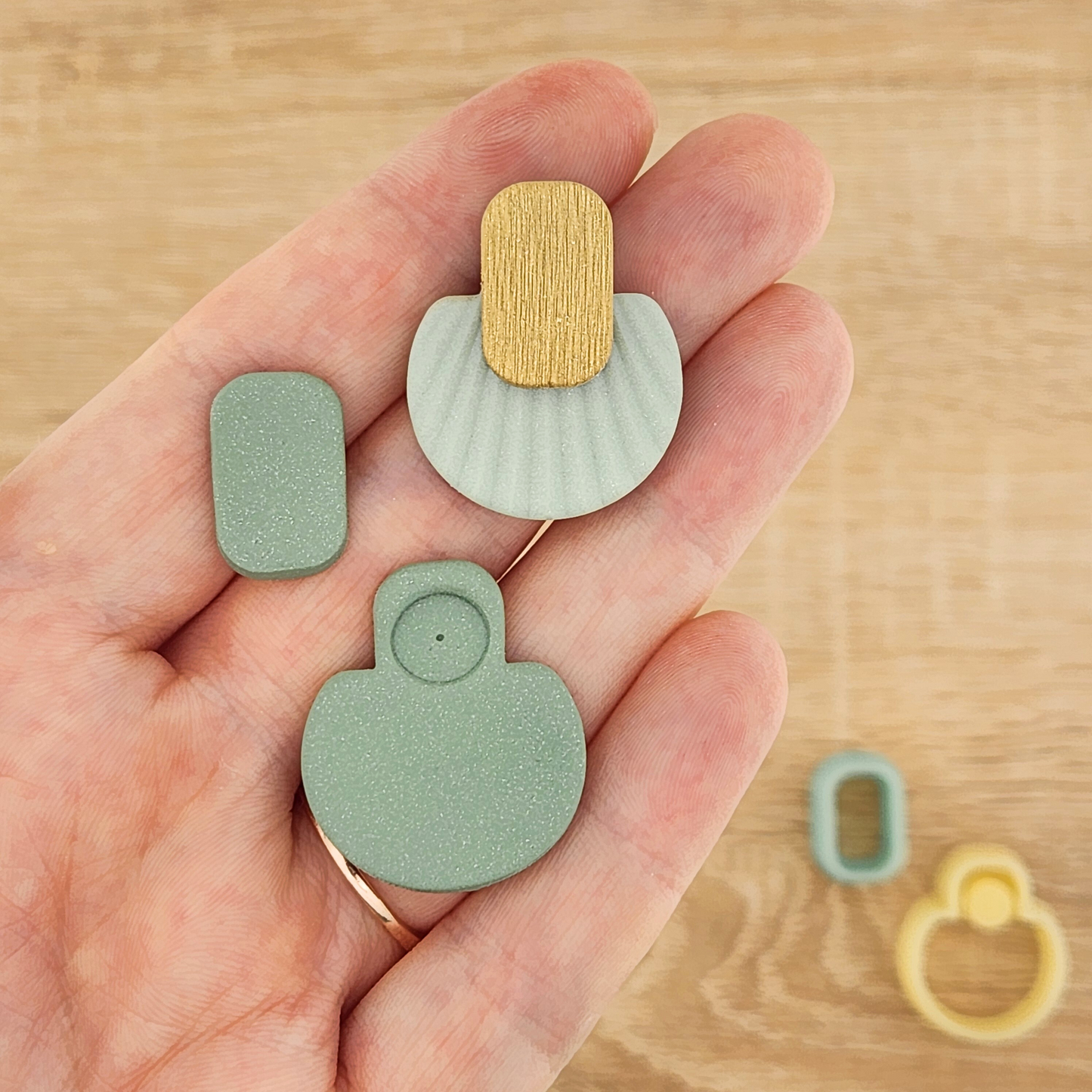 Annie Layered Stud Polymer Clay Cutter Set