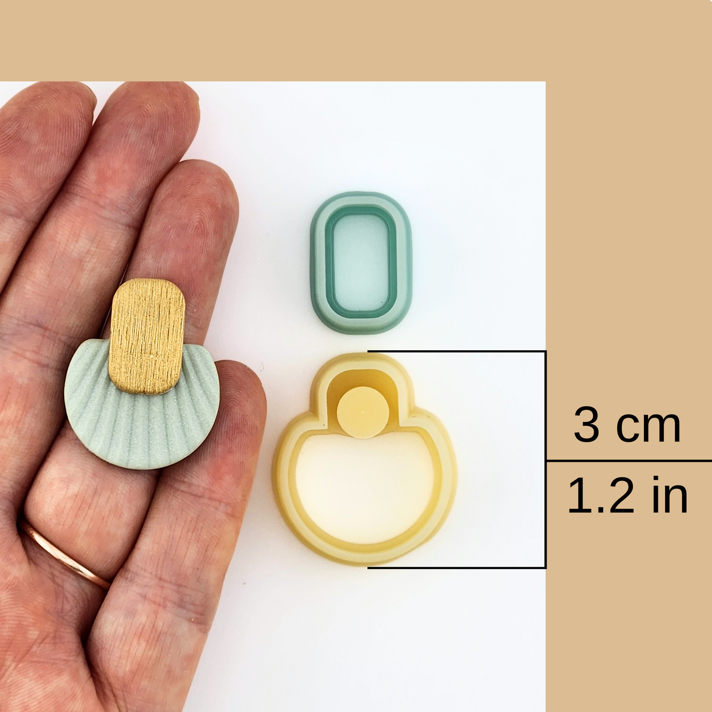 Annie Layered Stud Polymer Clay Cutter Set