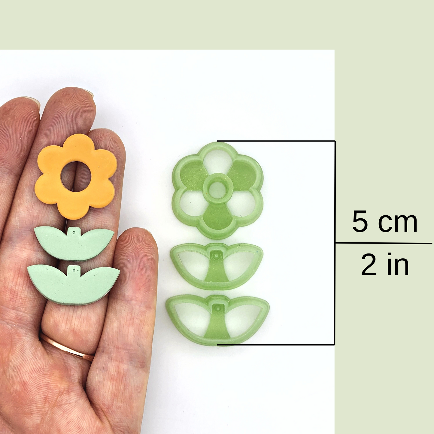 Daisy Dangle Polymer Clay Cutter Set