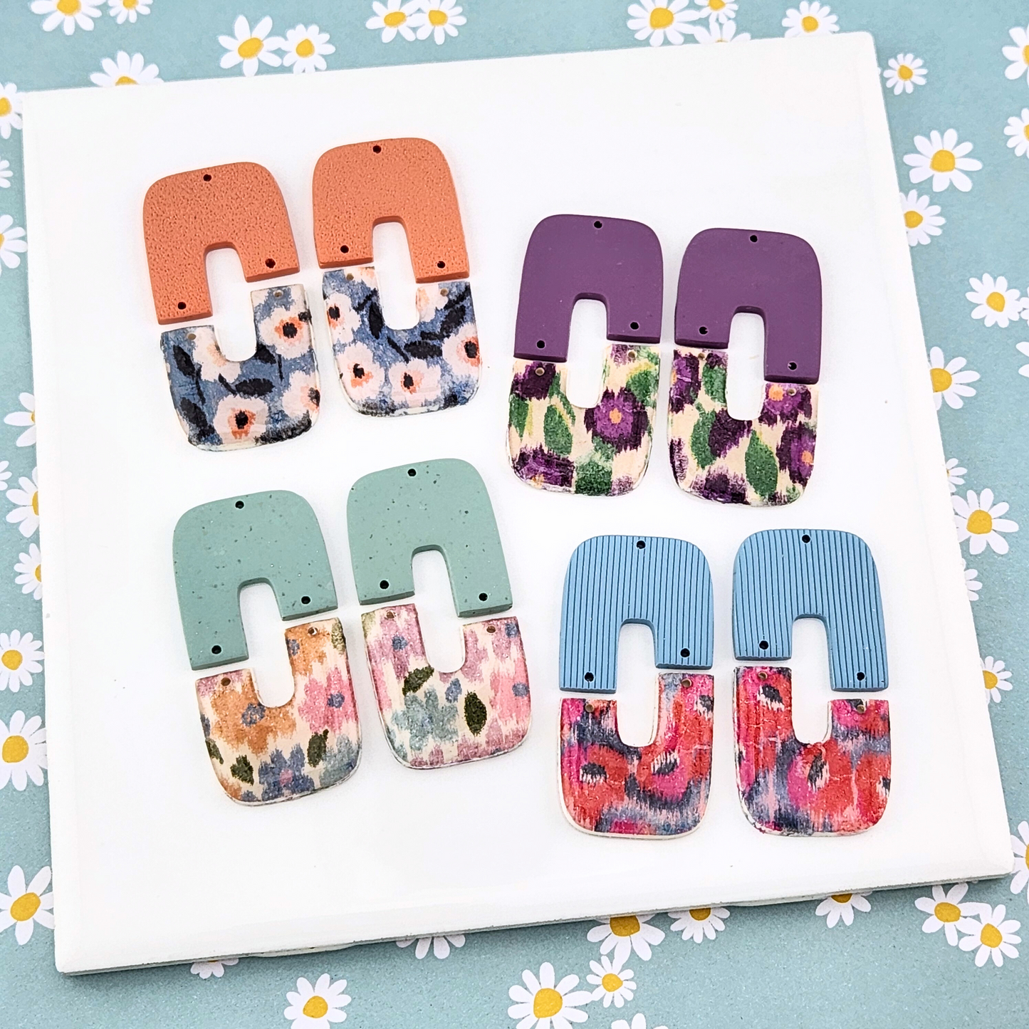 Jolene Duet Cutters - Mirrored Polymer Clay Cutter Set