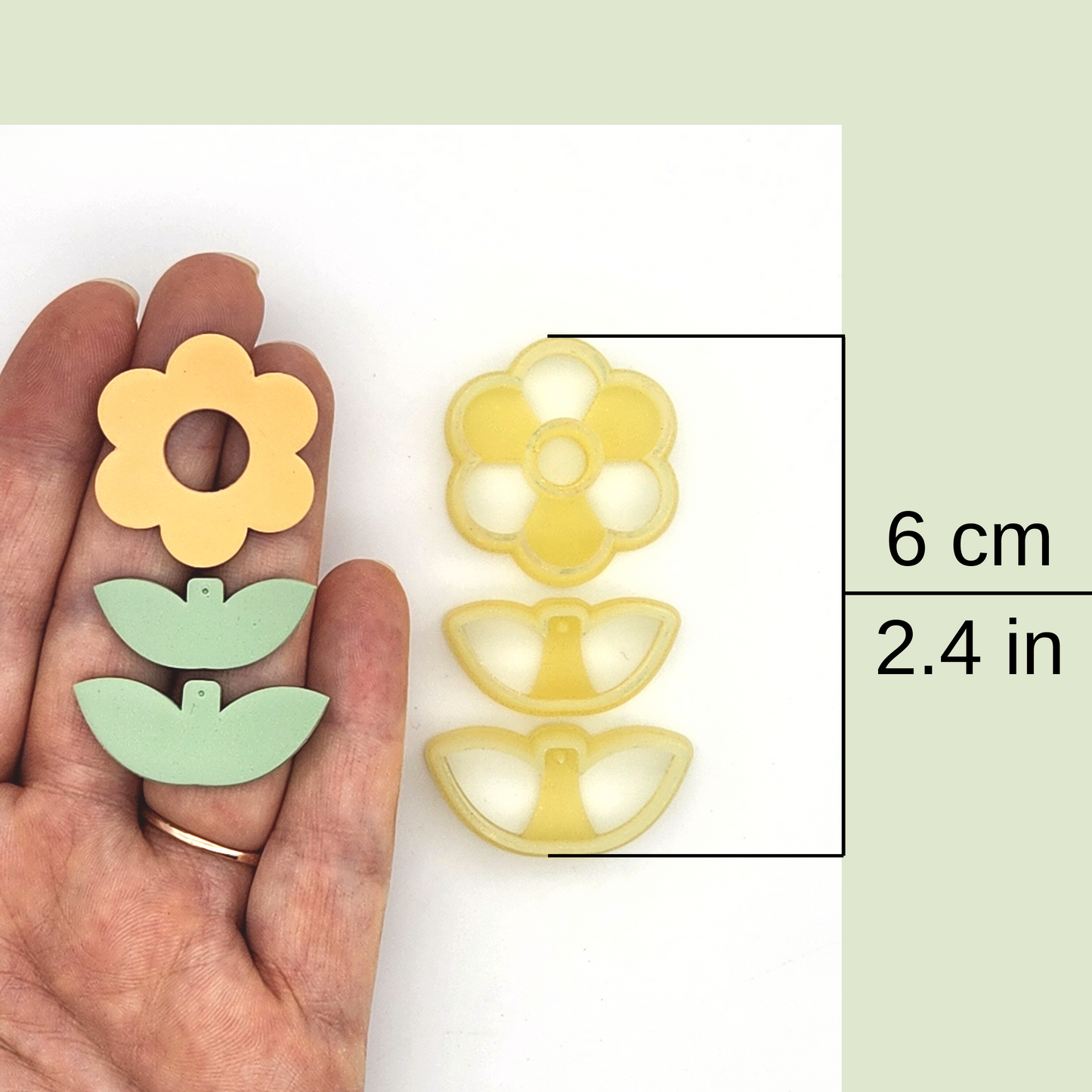 Daisy Dangle Polymer Clay Cutter Set