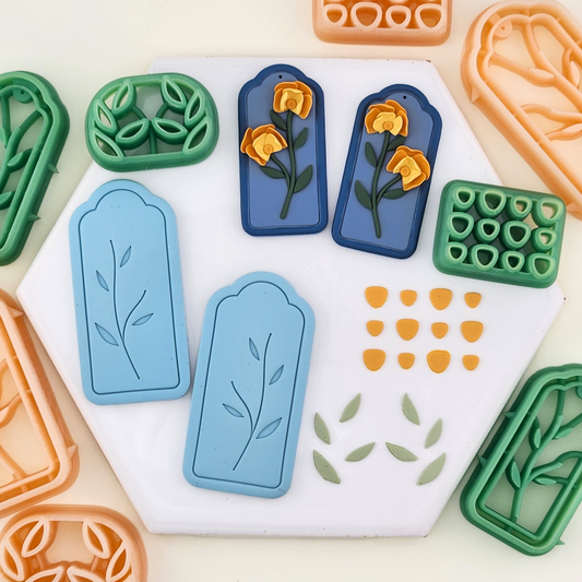 Fiore Arch Floral Guide Polymer Clay Cutter Set