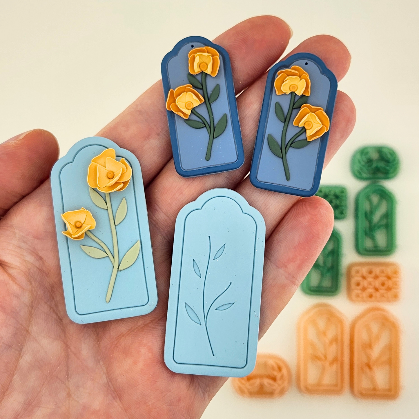 Fiore Arch Floral Guide Polymer Clay Cutter Set