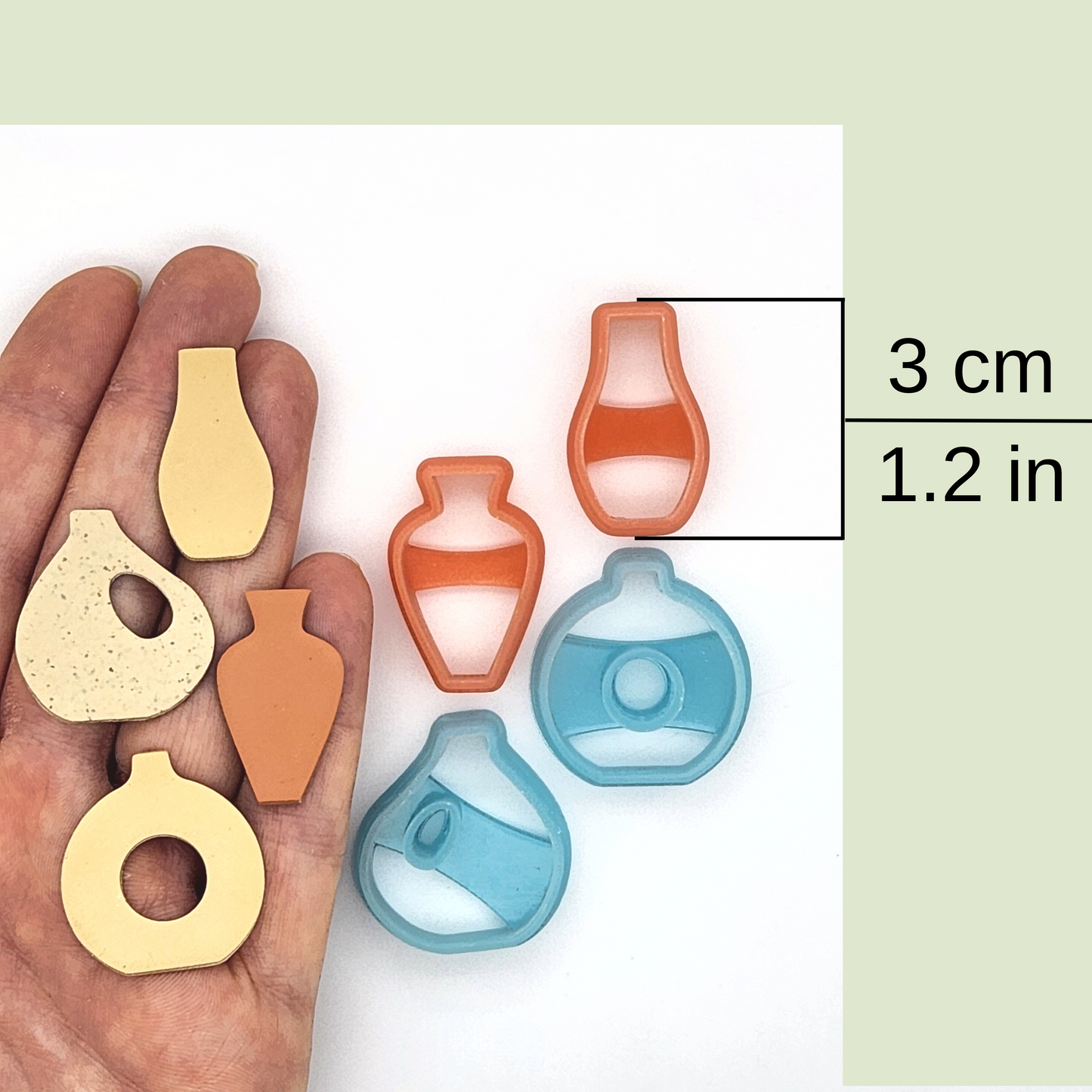 Vase Polymer Clay Cutters