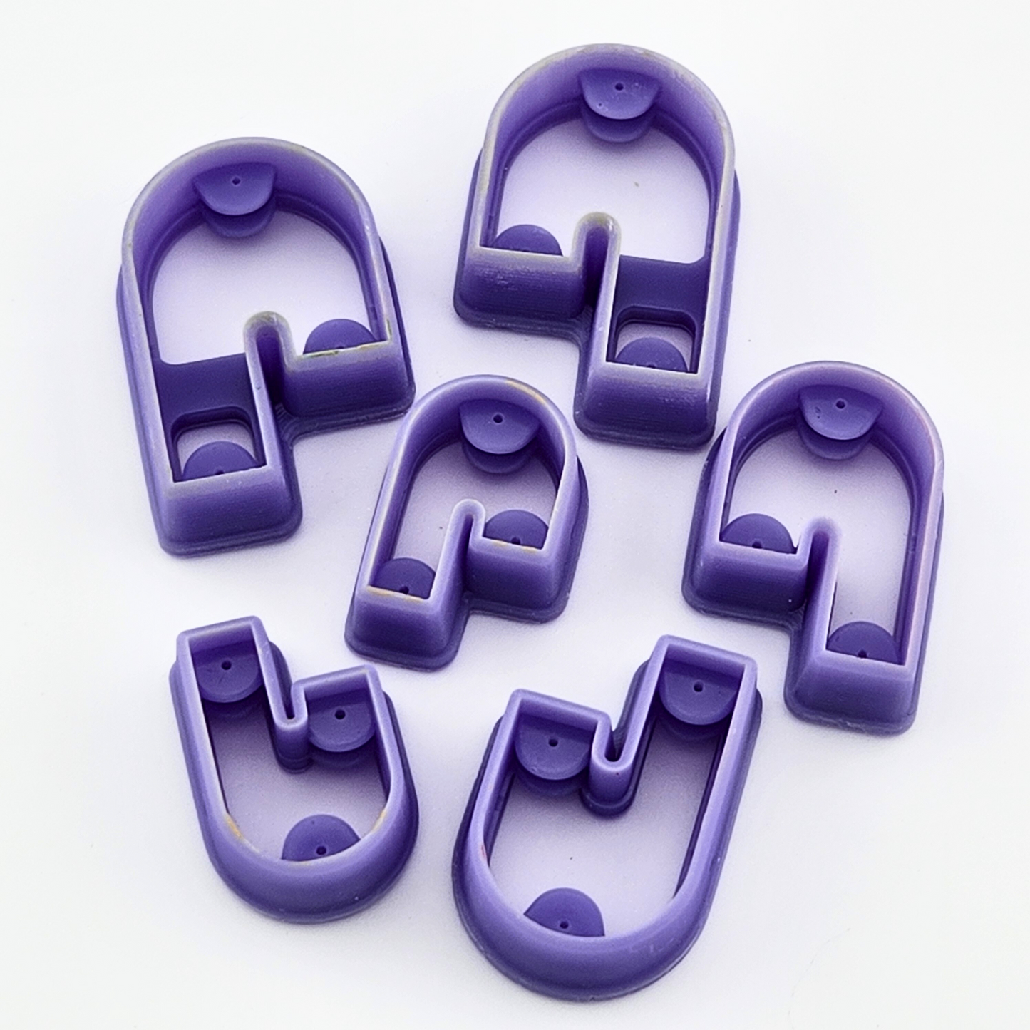 Rochelle Duet Cutters - Mirrored Polymer Clay Cutter Set