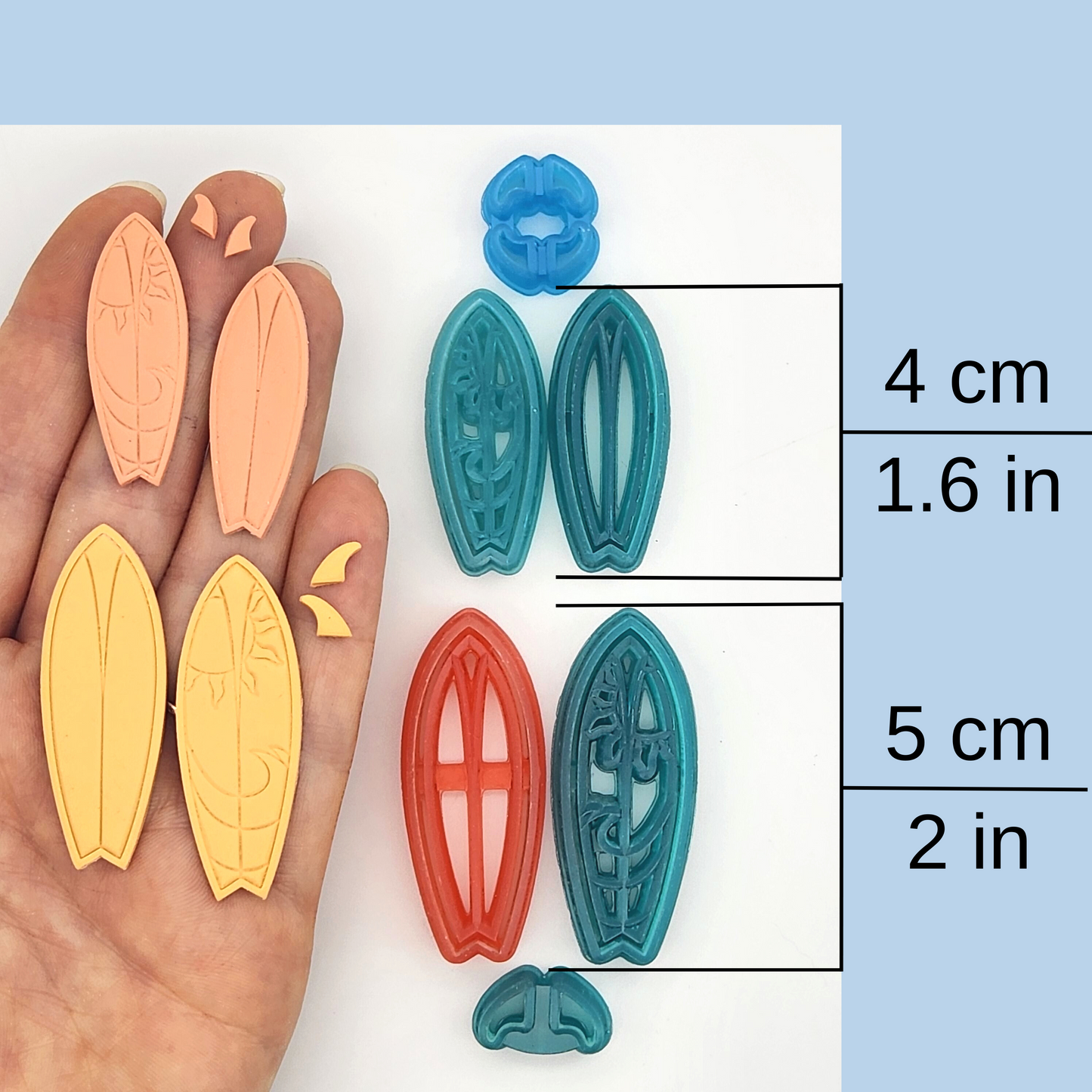 Surfboard and Fin Set