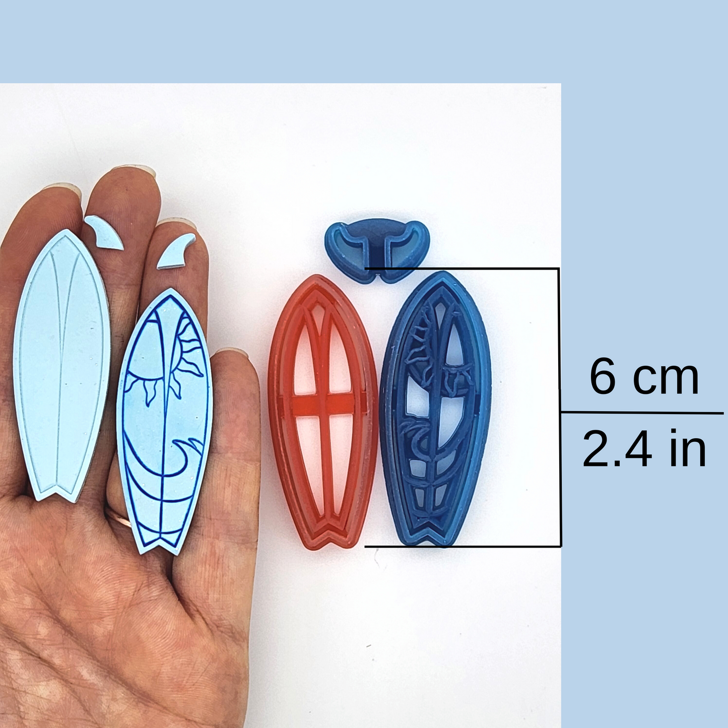Surfboard and Fin Set