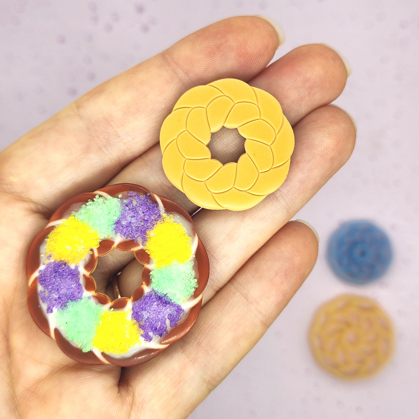 King Cake Polymer Clay Cutter