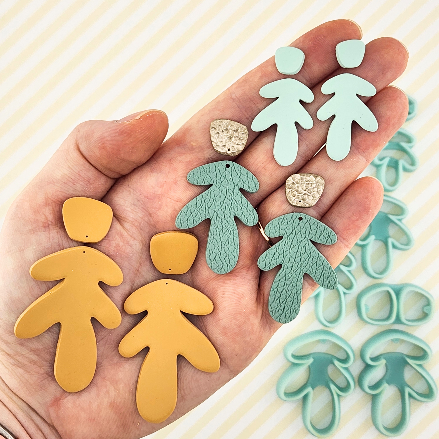 Emilia Mirrored Polymer Clay Cutter Set