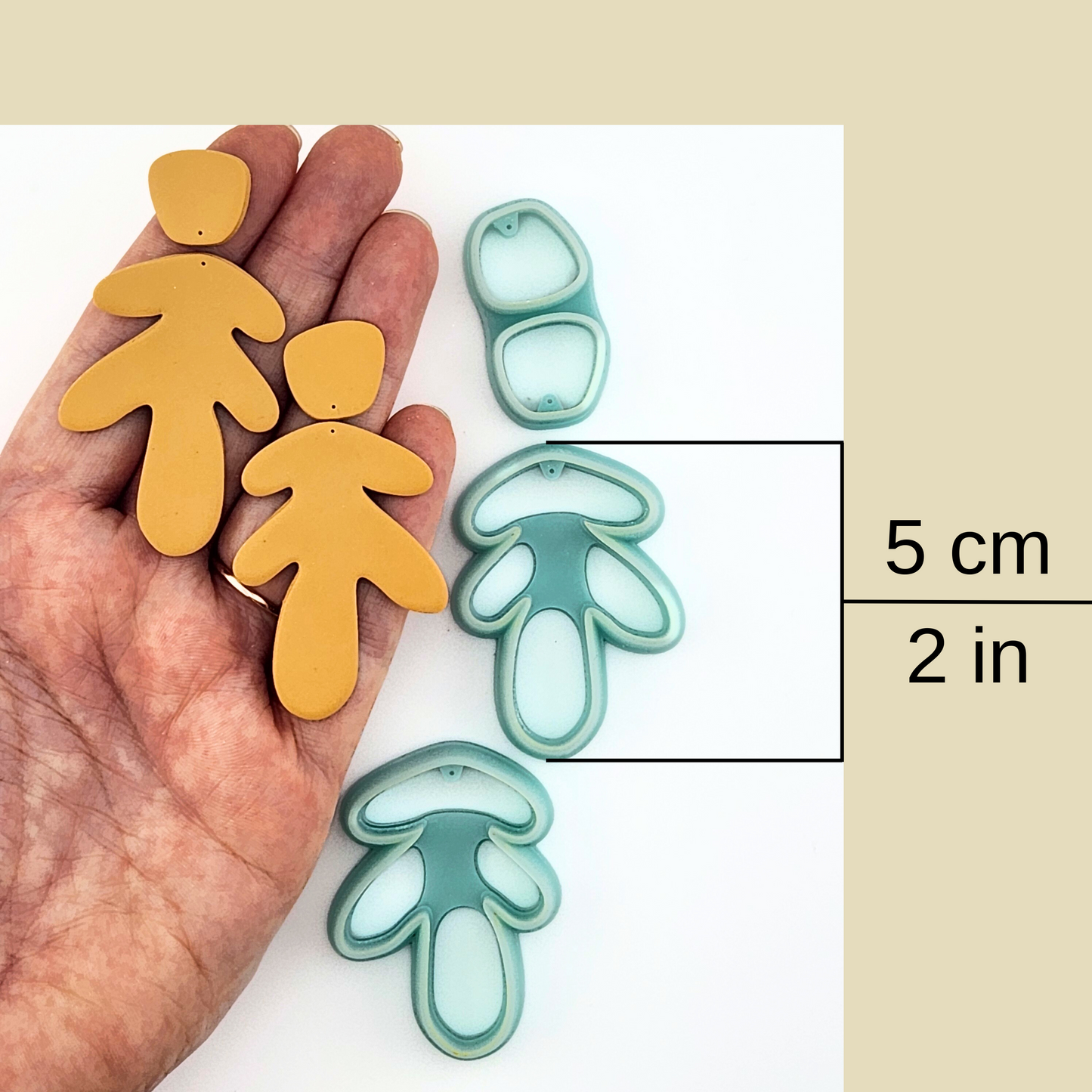 Emilia Mirrored Polymer Clay Cutter Set