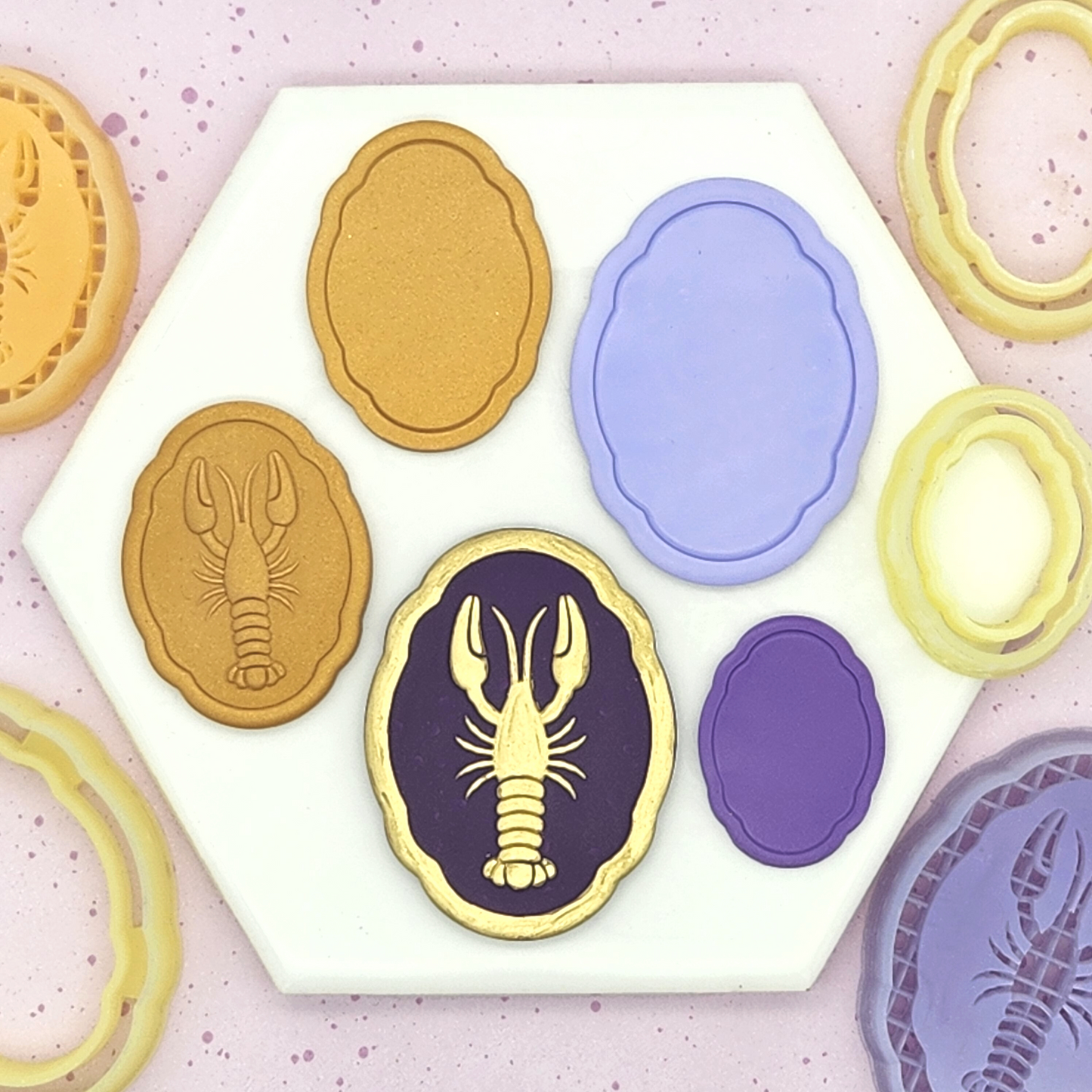 Crawfish Amulet Polymer Clay Cutter