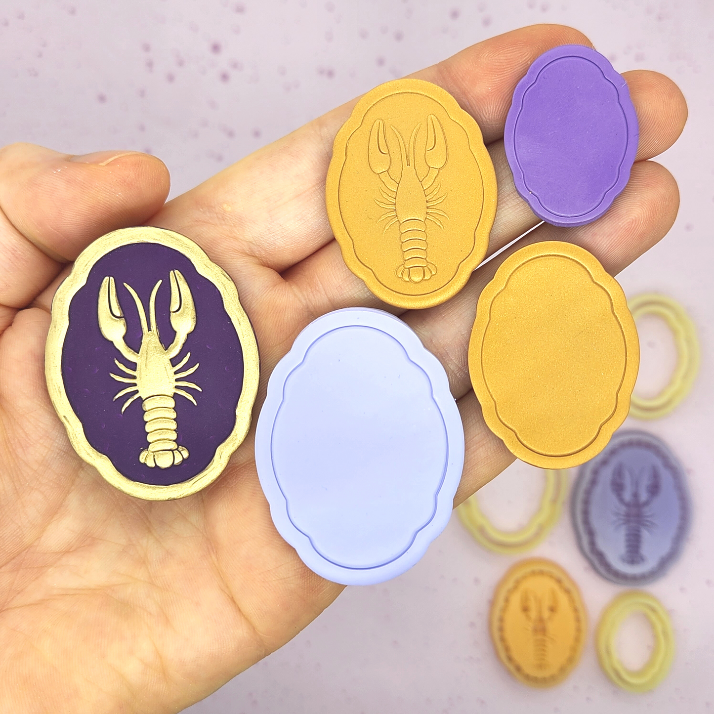 Crawfish Amulet Polymer Clay Cutter