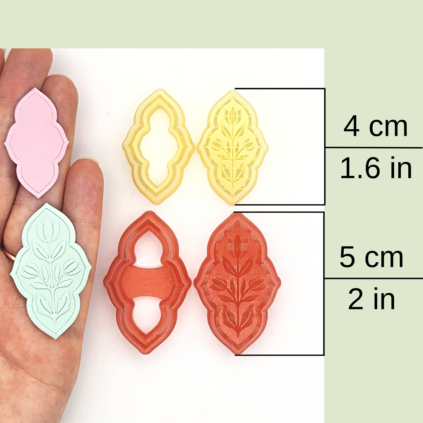 Flora Amulet Polymer Clay Cutter