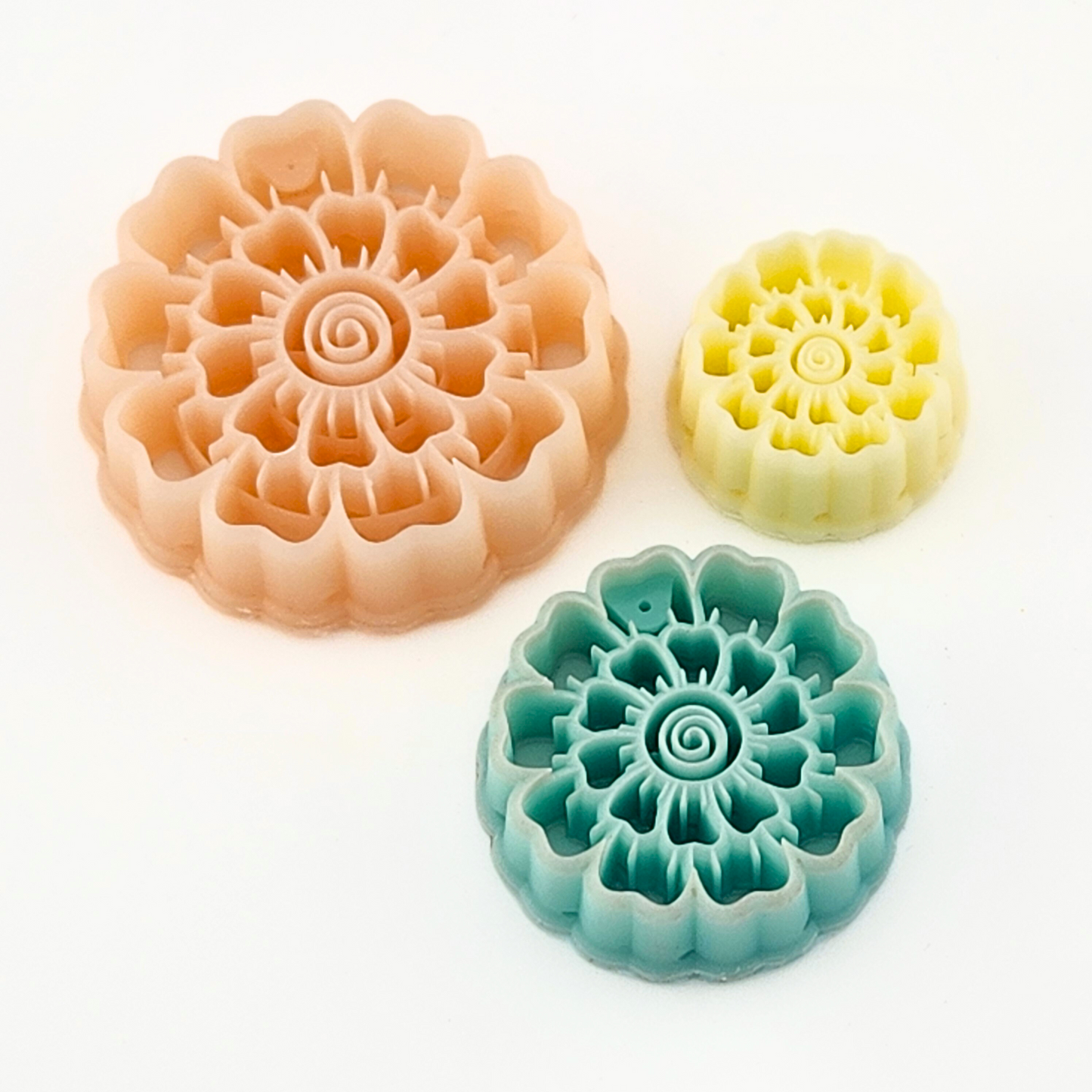 Henna Daisy Polymer Clay Cutter