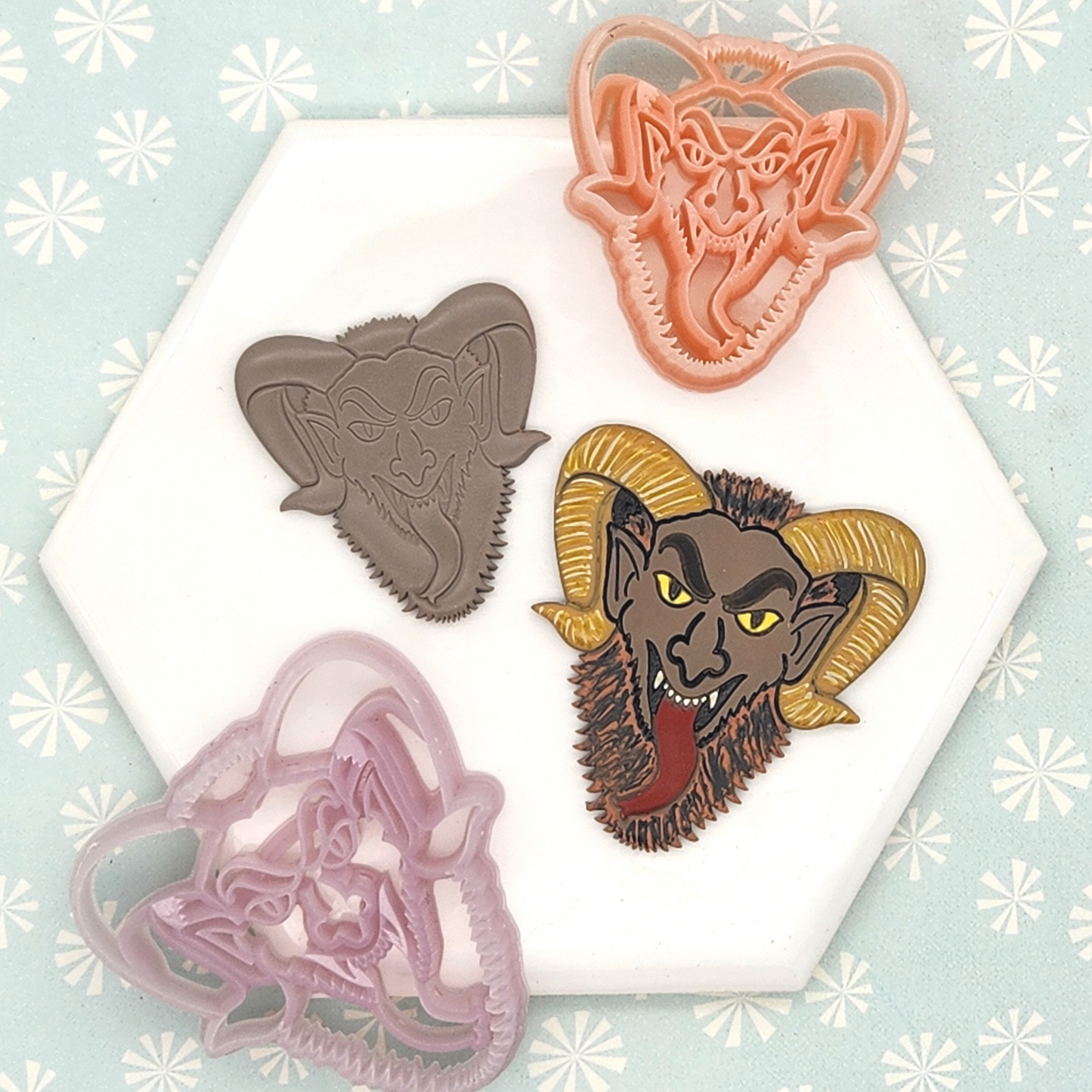 Krampus Polymer Clay Cutter