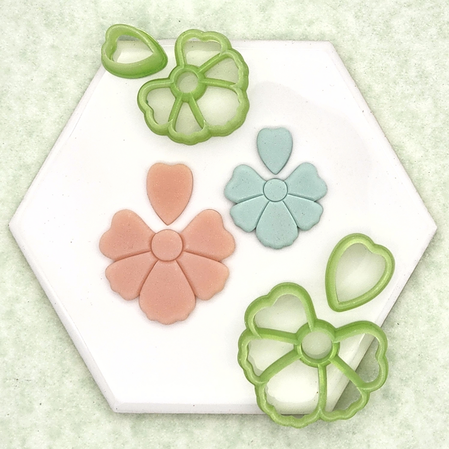 Flower Dangle Polymer Clay Cutter Set