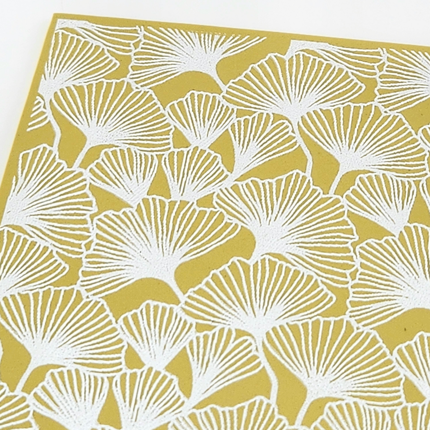 Ginkgo Leaves Polymer Clay Silk Screen
