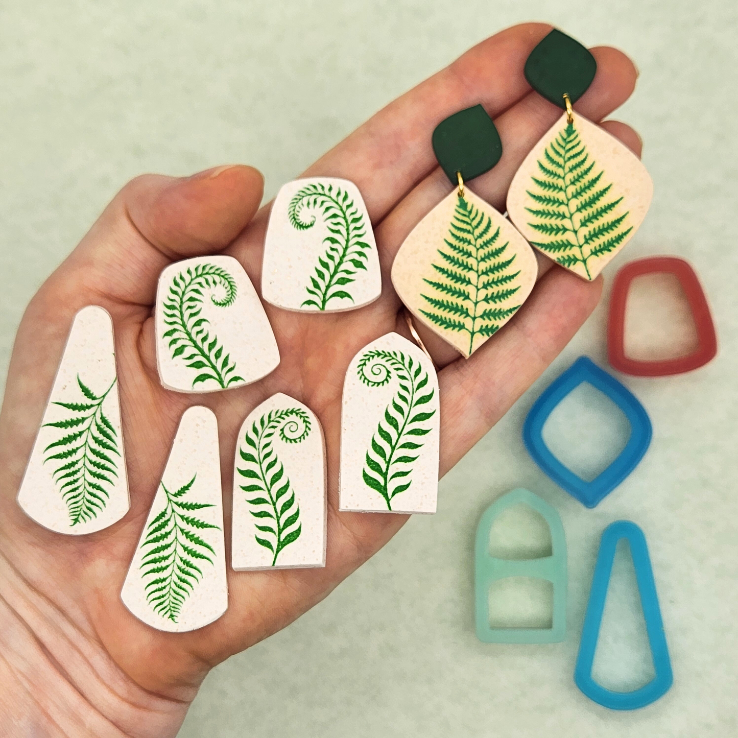 Fern Fronds Silk Screen