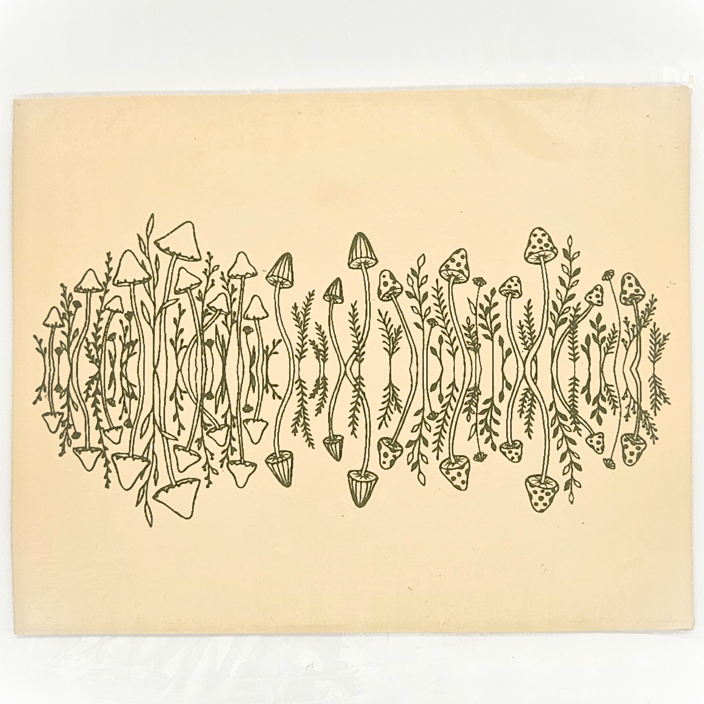 Mushroom Meadow Silk Screen