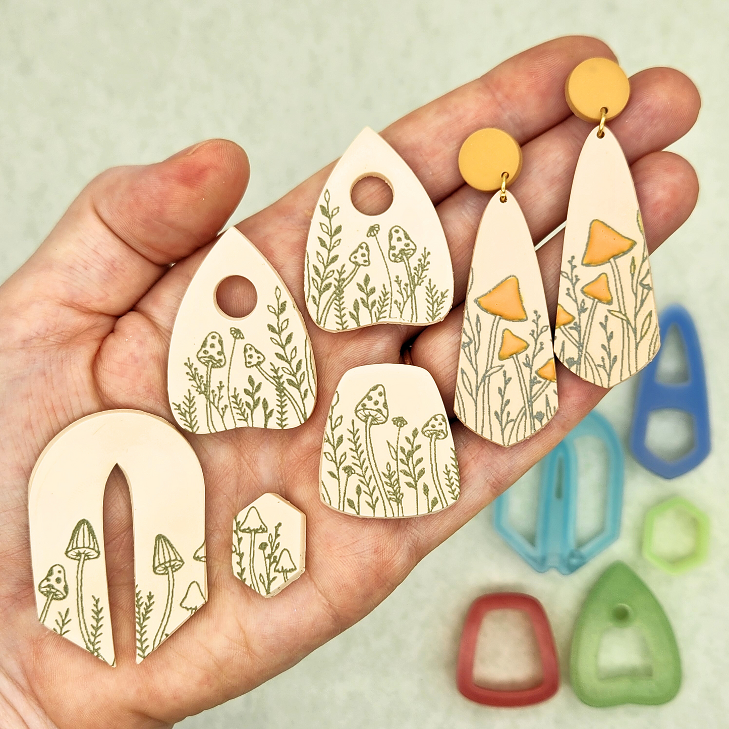 Mushroom Meadow Silk Screen