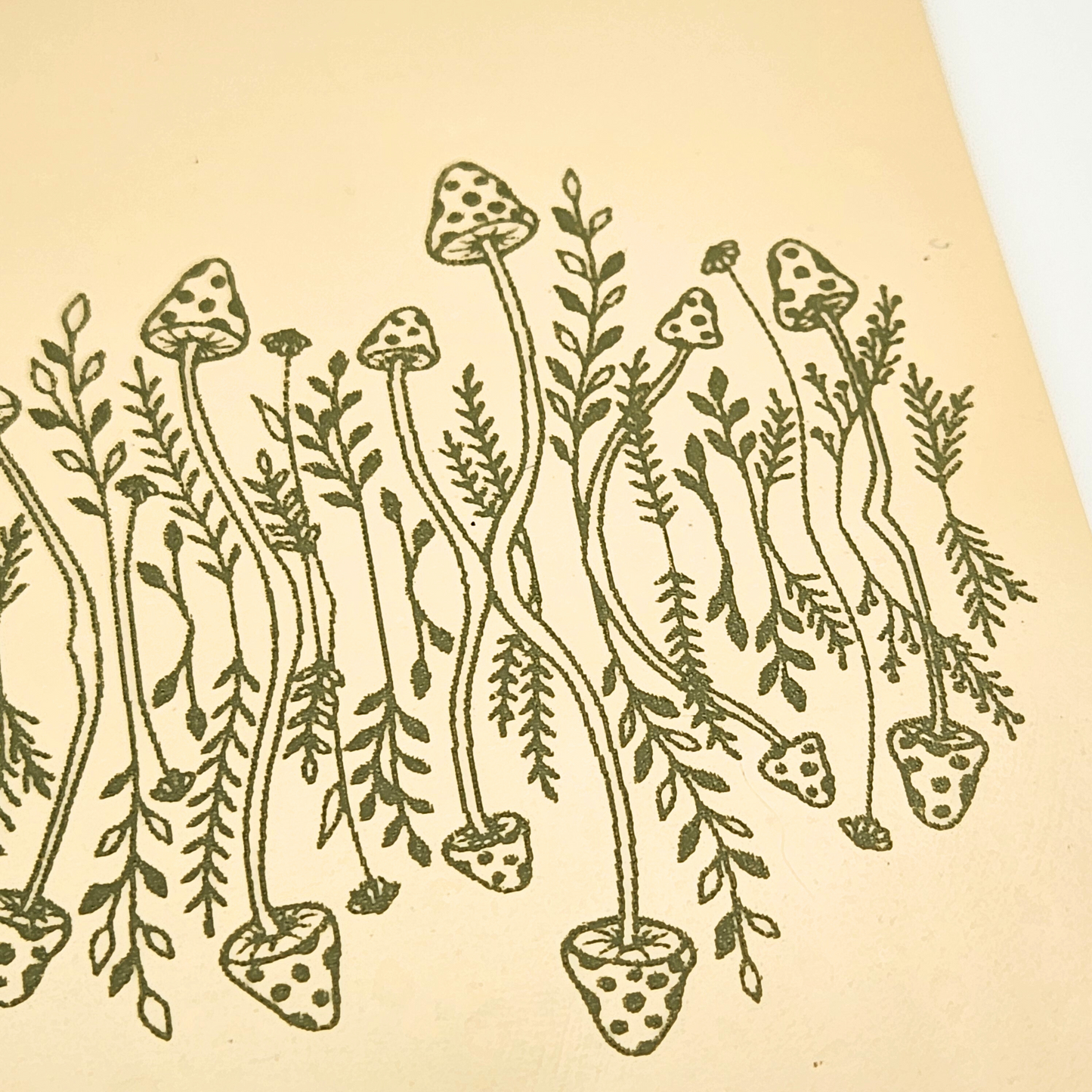 Mushroom Meadow Silk Screen