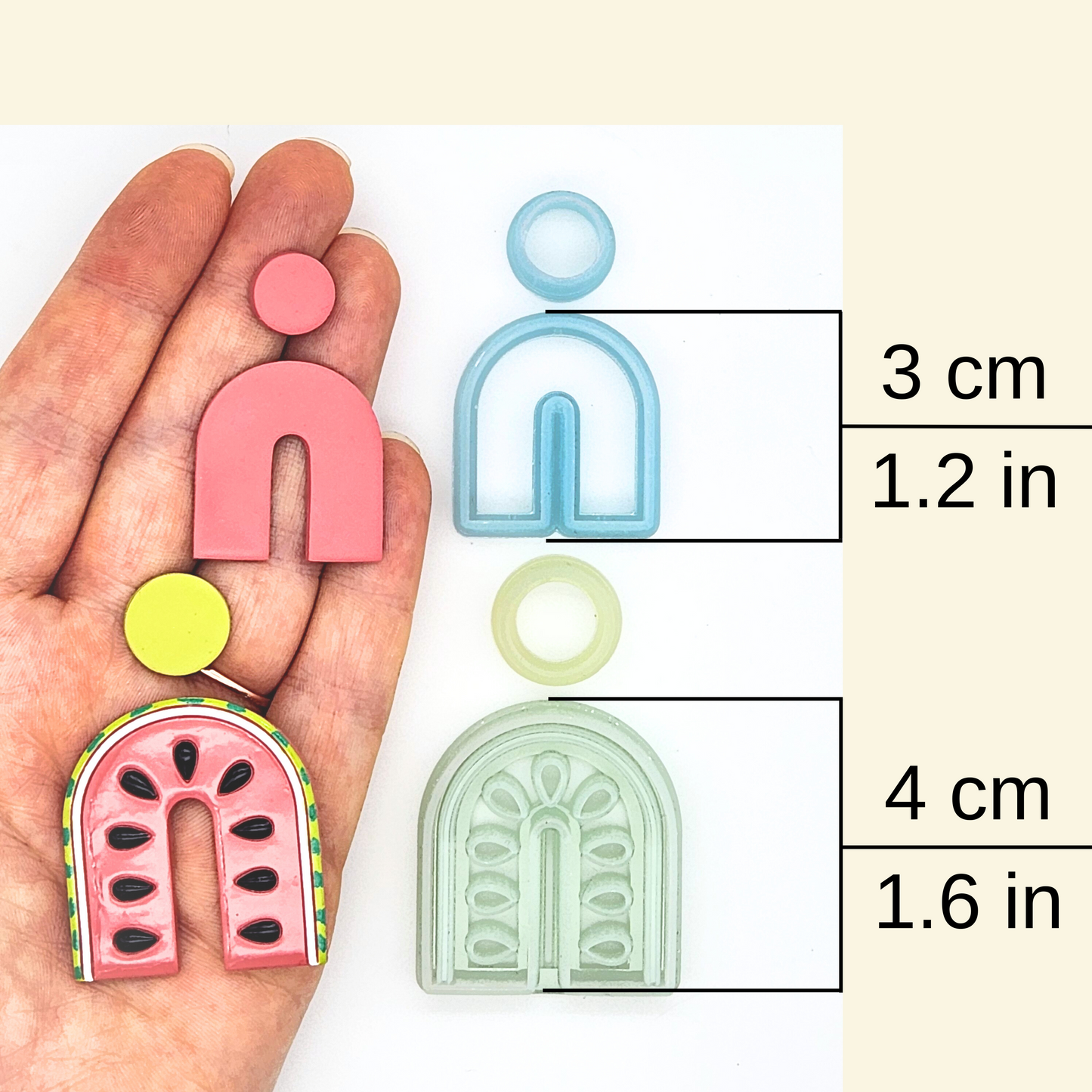 Melony Polymer Clay Cutter Set