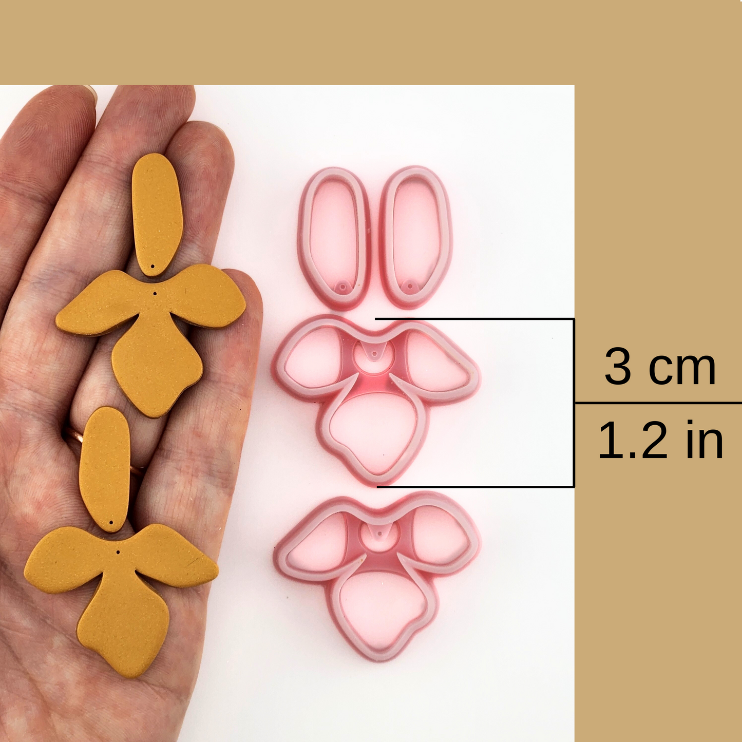 Millie Mirrored Polymer Clay Cutter Set