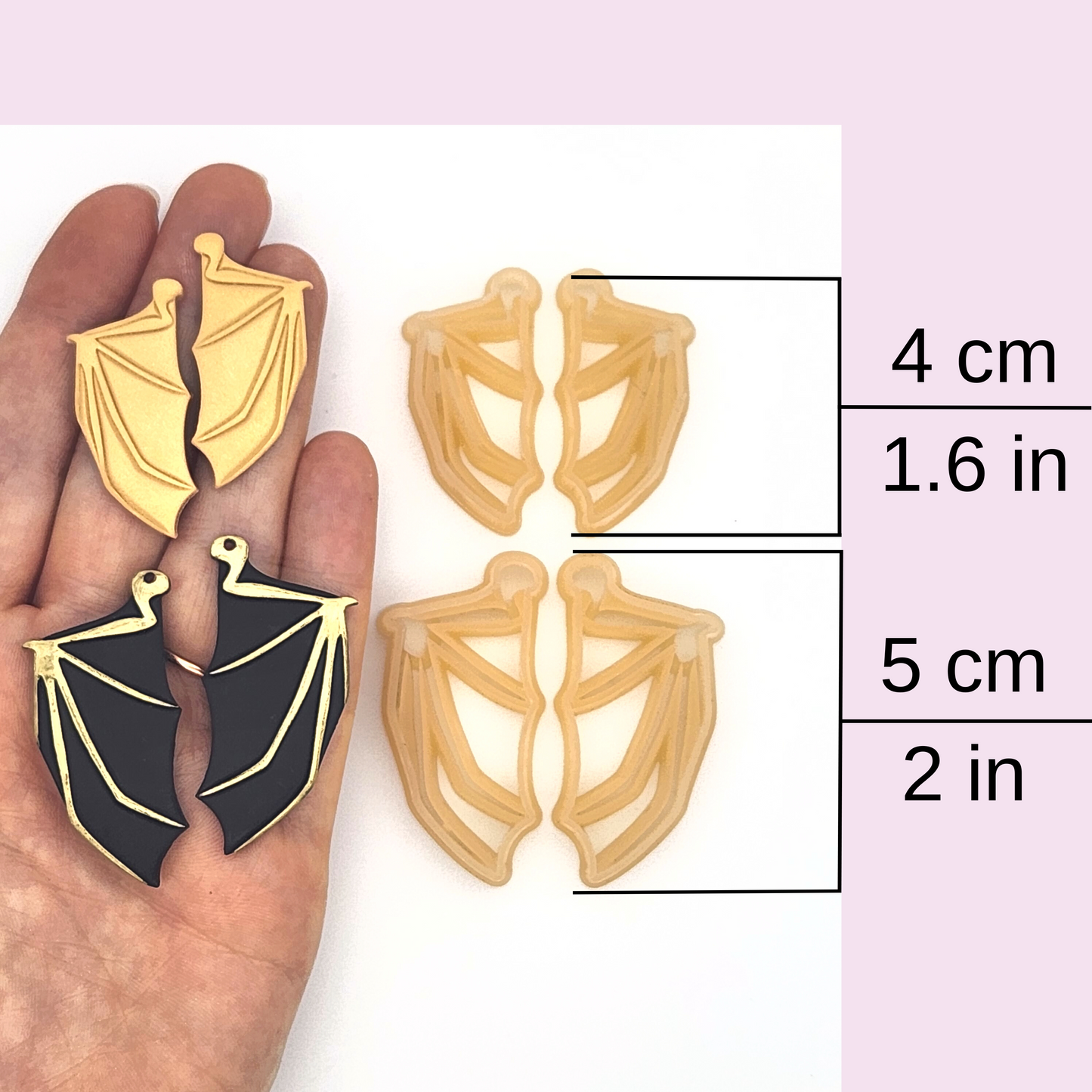 Bat Wings - Mirrored Pair