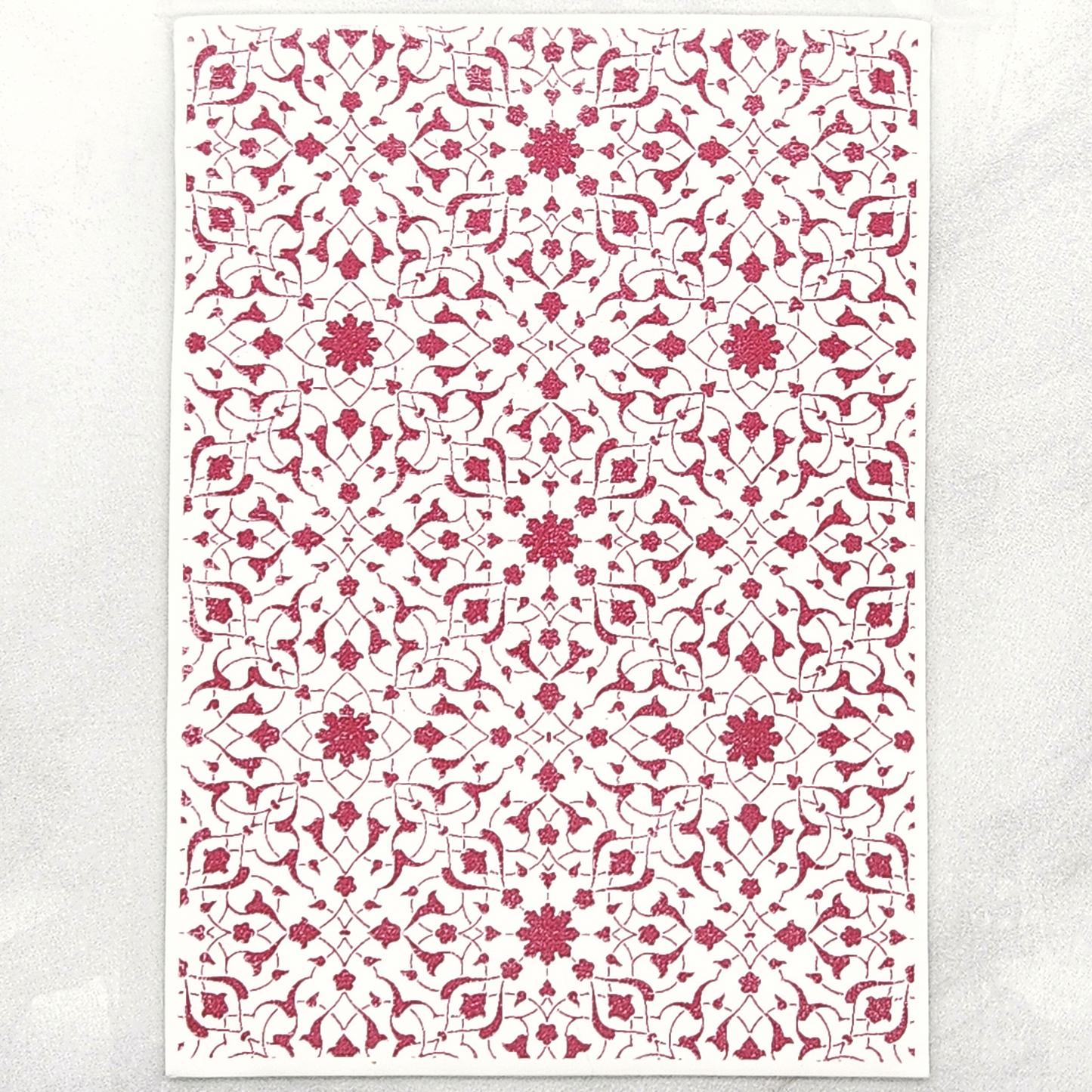 Moroccan Florals Silk Screen