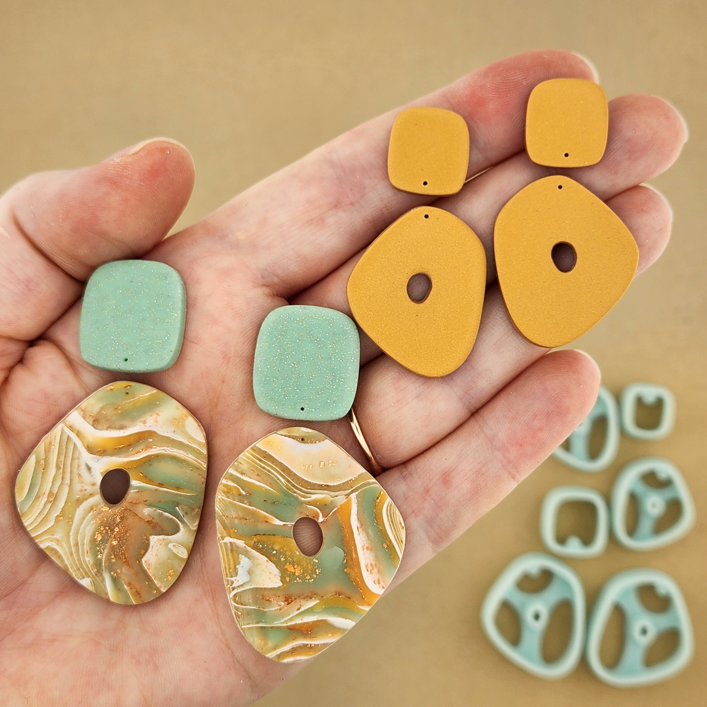 Adele Mirrored Polymer Clay Cutter Set