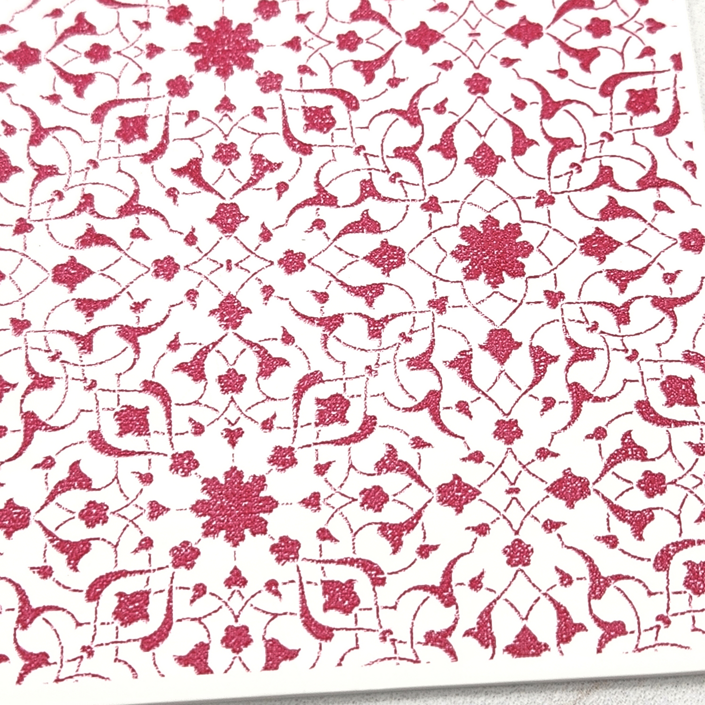 Moroccan Florals Silk Screen