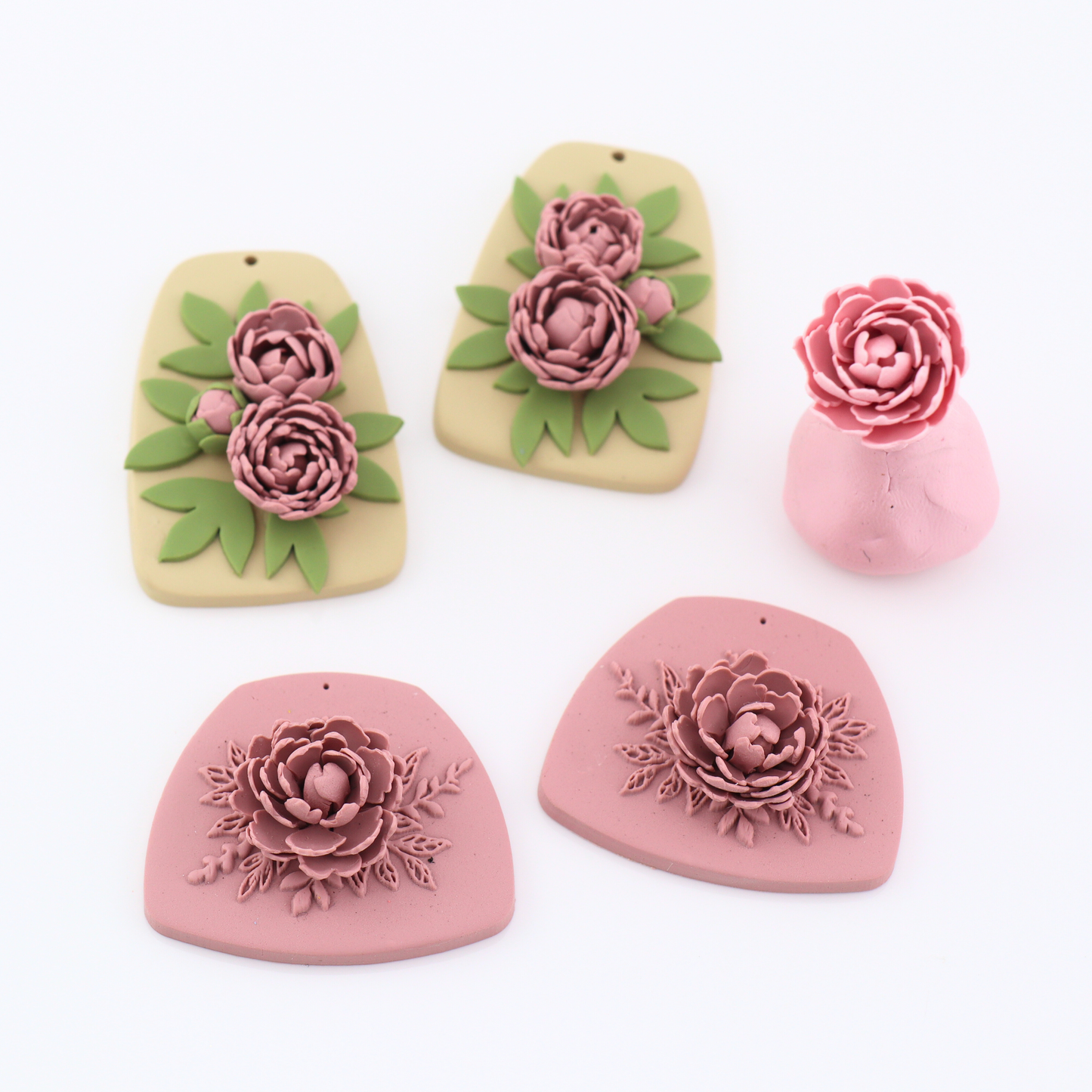 3D Peony Polymer Clay Cutter Kit