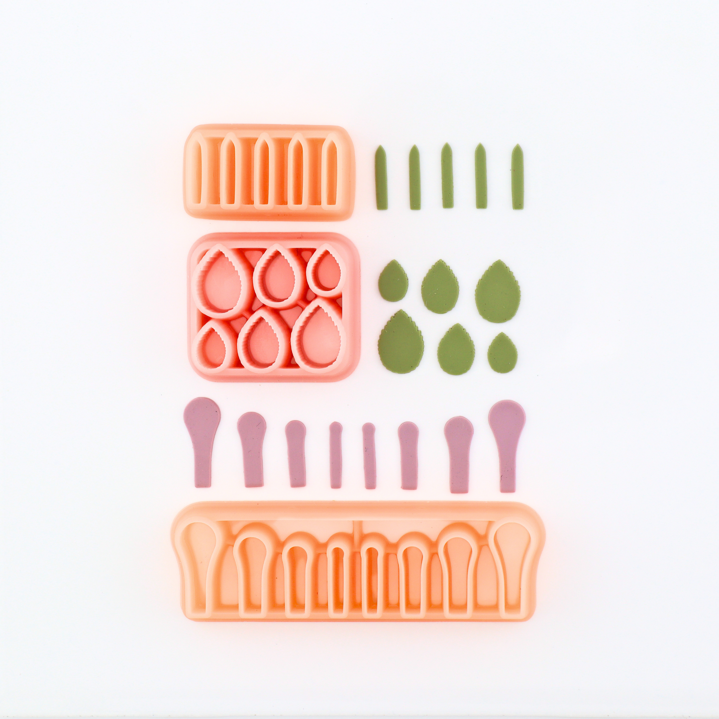 3D Rose Polymer Clay Cutter Kit