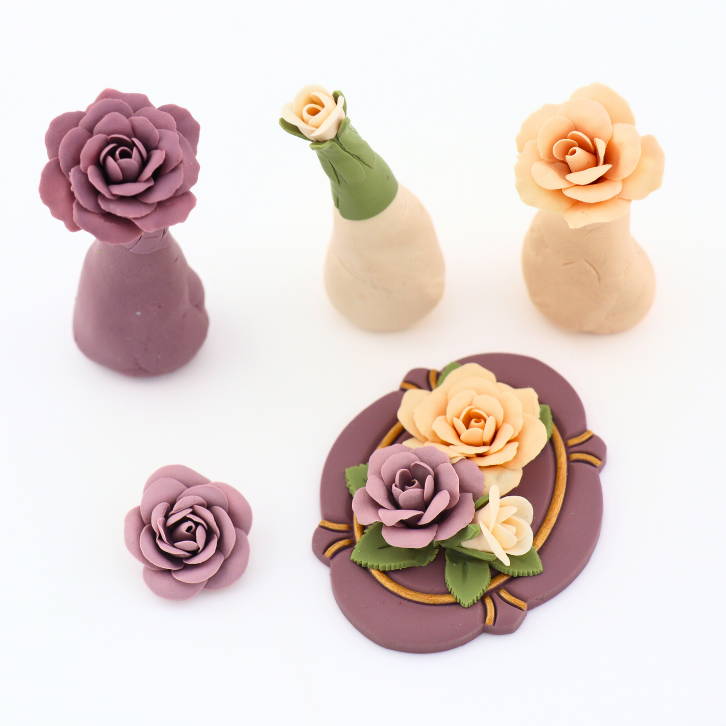 3D Rose Polymer Clay Cutter Kit