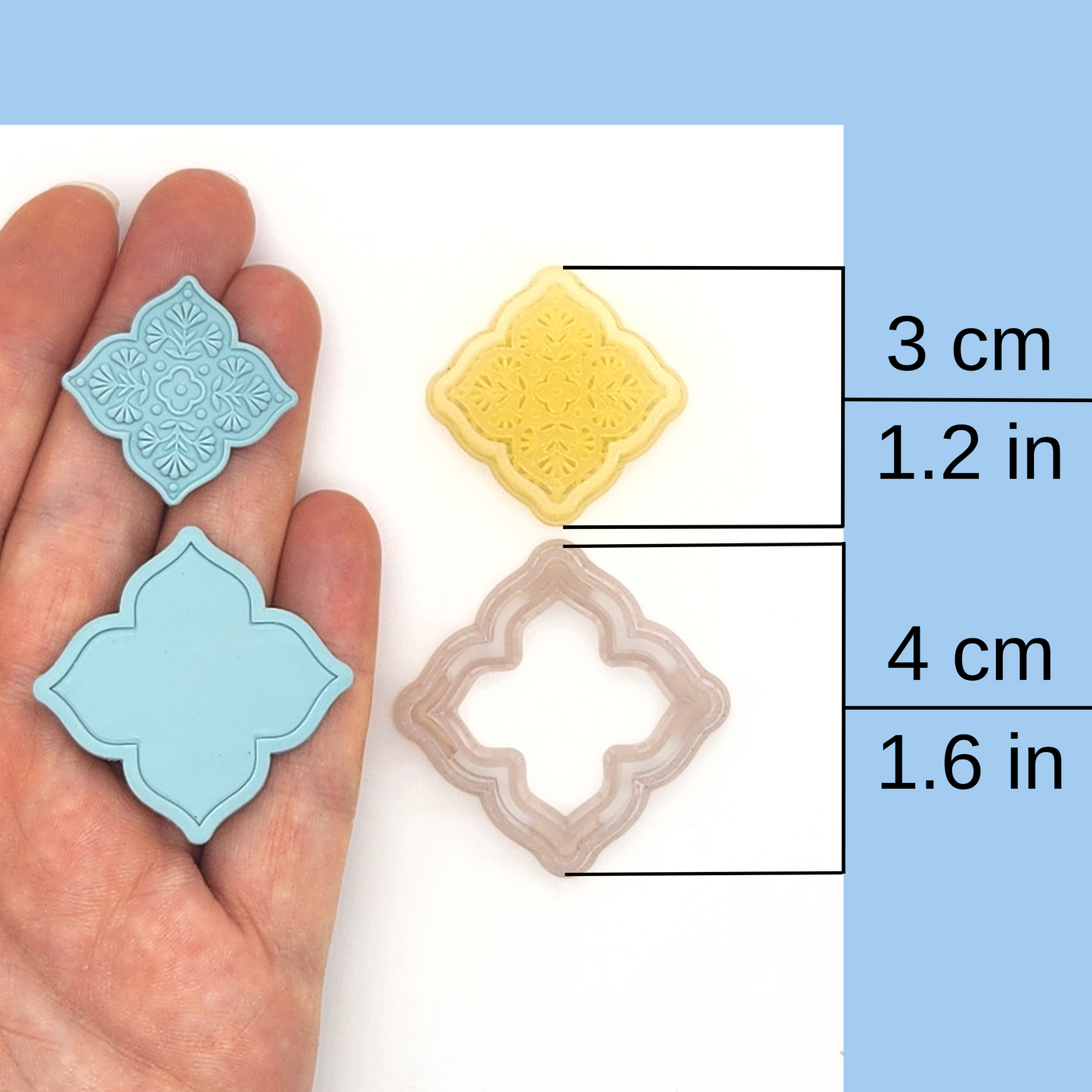 Aziza Moroccan Polymer Clay Cutter