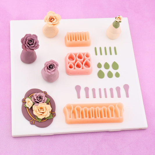 3D Rose Polymer Clay Cutter Kit