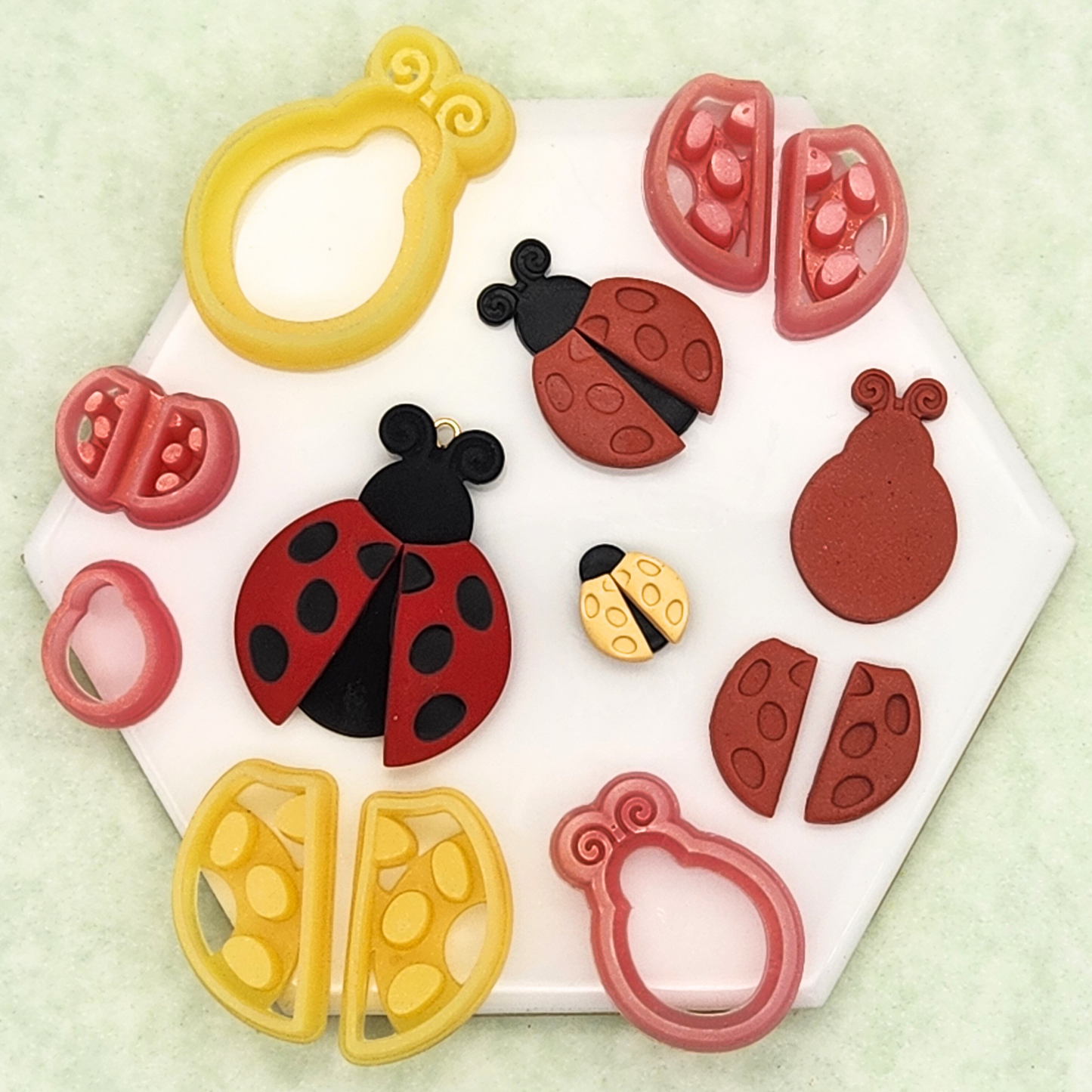 Ladybug Polymer Clay Cutter Set