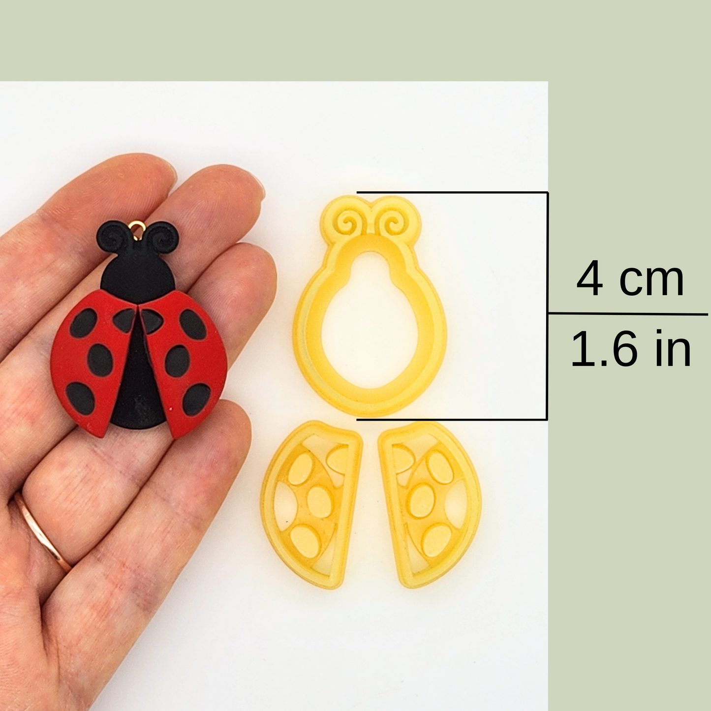 Ladybug Polymer Clay Cutter Set