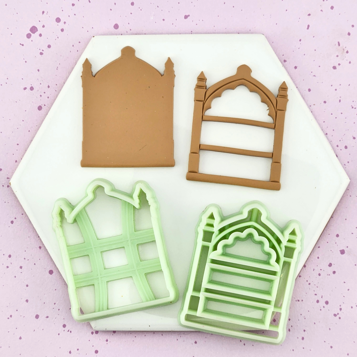 Witch's Bookshelf Polymer Clay Cutter Set