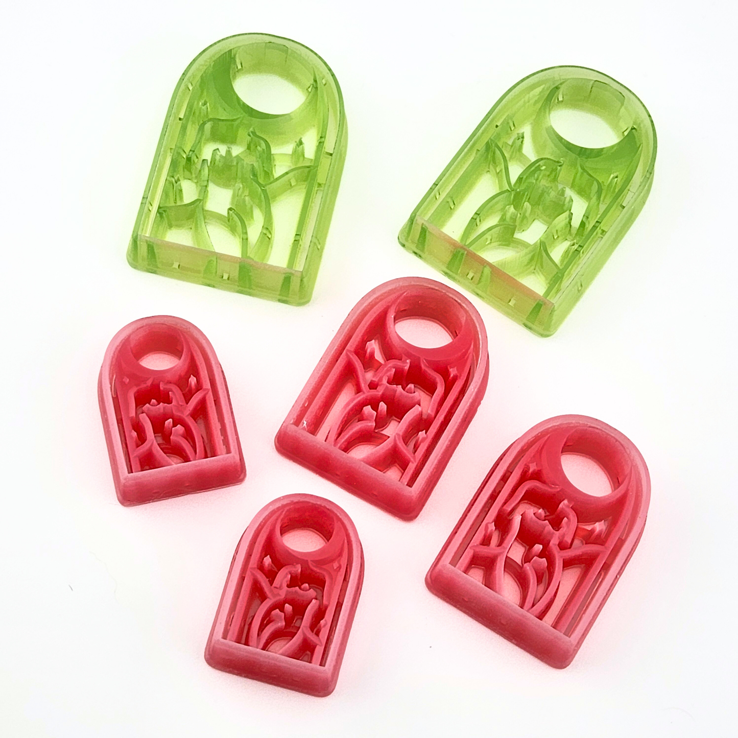 Moon Goddess Arch Polymer Clay Cutters - Mirrored Pair